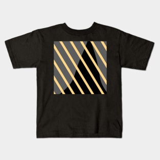 Black and Flesh Abstract Geometric 050717 A Kids T-Shirt